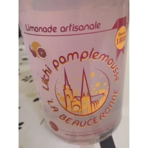 LIMONADE ARTISANALE LITCHI/PAMPLEMOUSSE LA BEAUCERONNE 75 CL